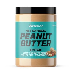 All natural smooth peanut butter 1 KG |BiotechUSA