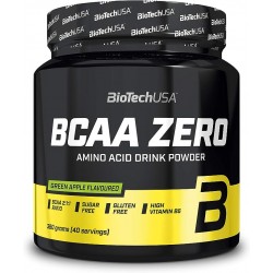 BCAA Zero GREEN APPLE flavour 360 Gr |BIOTECHUSA