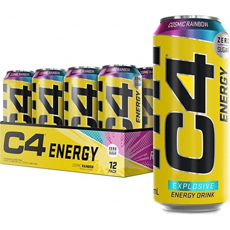 Booster Pre-workout C4 ENERGY - pack de 12 - Cosmic Rainbow  | CELLUCOR C4