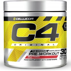 Booster Pre Workout C4 ORIGINAL - 30 doses 204 Gr - FRUIT PUNCH | CELLULOR C4