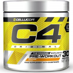 Booster Pre Workout C4 ORIGINAL - 30 doses 204 Gr - ORANGE | CELLUCOR C4