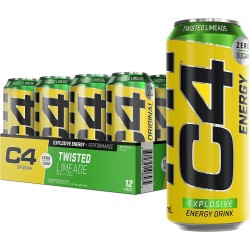 Booster Pre-workout C4 ENERGY - pack de 12 - Twisted Limade | CELLULOR C4