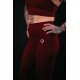 Legging taille haute Femme THE SOFTY rouge cardinal | VERY BAD WOD