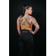 Crop bra CHELSEA model gold| VERY BAD WOD