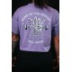 Unisex purple oversized Crop Top HAND OF DESTINY | VERY BAD WOD