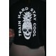 Unisex black oversized Crop Top HAND OF DESTINY | VERY BAD WOD