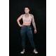 Jogger pant taille haute Femme THE FLEXY Midnight Blue | VERY BAD WOD