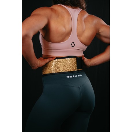 SUNSHINE gold Weightlifting Belt| VERY BAD WOD