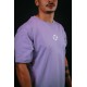 Unisex purple oversized T-Shirt TRAIN HARD STAY COOL | VERY BAD WOD
