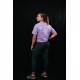 Unisex purple oversized Crop Top HAND OF DESTINY | VERY BAD WOD