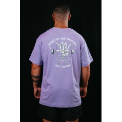 T-Shirt oversize unisexe violet HAND OF DESTINY | VERY BAD WOD