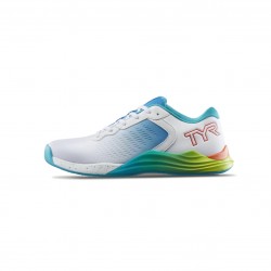 Shoes TYR CXT-1 TRAINER 163 White and Turquoise | TYR
