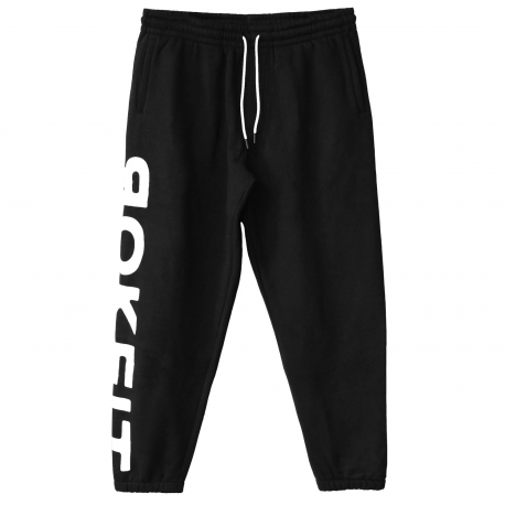 Jogging unisexe noir ROKFIT Relaxed Fit Fleece Pant | ROKFIT