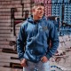 Zip hoodie blue SUFFER WELL | ROKFIT