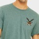 Men's Light Green T-Shirt EAGLE SNAKE | JUSTHANG