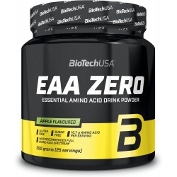 EAA Zero acides aminés en poudre saveur POMME VERTE 360 Gr |BIOTECHUSA
