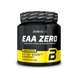 EAA Zero acides aminés en poudre saveur CITRON 350 Gr |BIOTECHUSA