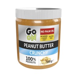 Beurre de Cacahuète Sans Gluten version CRUNCHY 500 Gr| Go On Nutrition