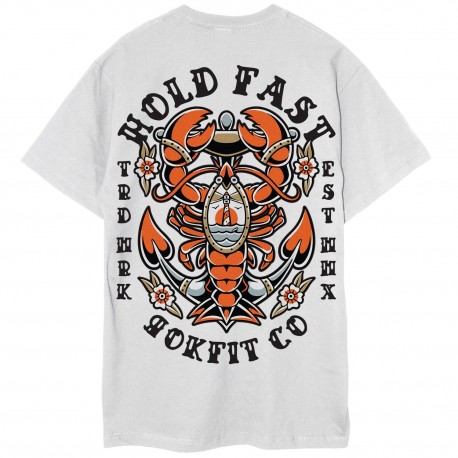 T-Shirt Homme blanc HOLD FAST | ROKFIT