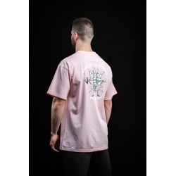 T-Shirt oversize unisexe rose clair HAND OF DESTINY | VERY BAD WOD