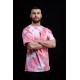 T-Shirt cross training oversize unisexe rose TIE DYE TRAIN HARD STAY COOL | VERY BAD WOD