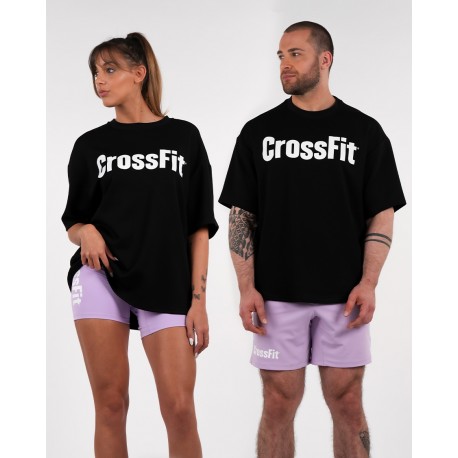 Oversize unisex T-shirt CROSSFIT® SMURF black ink| NORTHERN SPIRIT