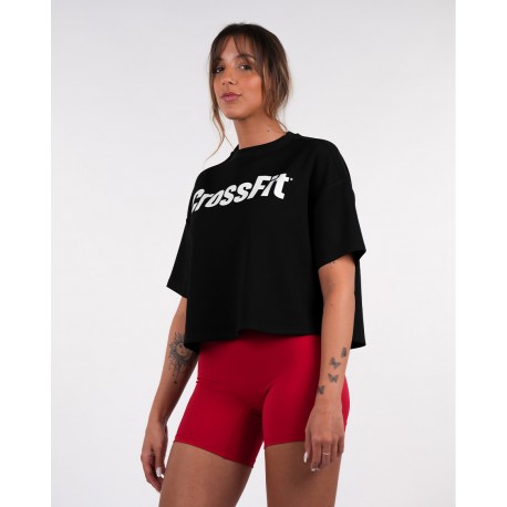 Crop Top oversize CROSSFIT® BAGGY noir ink | NORTHERN SPIRIT