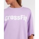 Oversize unisex T-shirt CROSSFIT® SMURF pink orchid bloom | NORTHERN SPIRIT