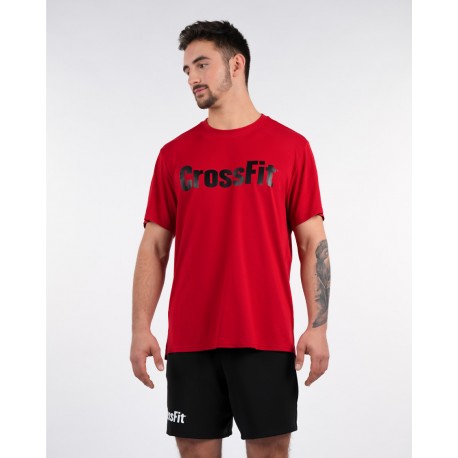 T-shirt homme CROSSFIT® PLAIN REGULAR rouge carmine | NORTHERN SPIRIT