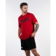 T-shirt homme CROSSFIT® PLAIN REGULAR rouge carmine | NORTHERN SPIRIT