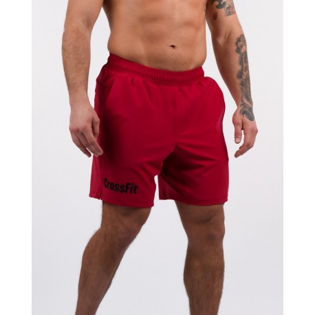 Short Homme CROSSFIT® HUNTER rouge carmine regular 8"| NORTHERN SPIRIT