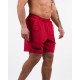 CROSSFIT® HUNTER men sport short 8" red carmine | NORTHERN SPIRIT