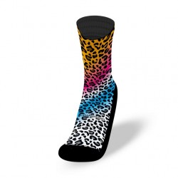 Workout street socks multicolor CHEETAH | LITHE APPAREL