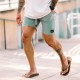 Men's green shale HYBRID 7" short | ROKFIT