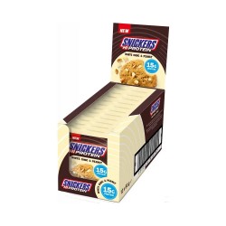 Pack de 12 Cookies protéinés SNICKERS PROTEIN CHOCOLAT BLANC ET CACAHUETE | MARS PROTEIN