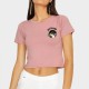 Pink training crop T-shirt PANDALORIAN 2.0 | JUSTHANG