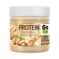 All natural PROTEIN WHITE CREAM - PEANUT BUTTER 180 Gr |Go On Nutrition