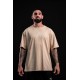 Unisex beige oversized T-Shirt SAINT OF MY TIME | VERY BAD WOD