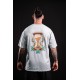 T-Shirt oversize unisexe vert de gris WAKE UP BEFORE TIME CAP | VERY BAD WOD