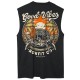 Men's black sport Sleeveless tee GOOD VIBES | ROKFIT