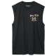 Men's black sport Sleeveless tee GOOD VIBES | ROKFIT