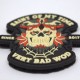 Patch PVC 3D velcro noir SAINT OF MY TIME | VERY BAD WOD