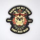 Patch PVC 3D velcro noir SAINT OF MY TIME | VERY BAD WOD