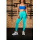 Legging Femme LILY bleu turquoise | BARBELL REGIMENT