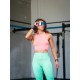 Legging Femme SOFY vert flashy | BARBELL REGIMENT