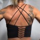 Sport bra KELLY model black| VERY BAD WOD