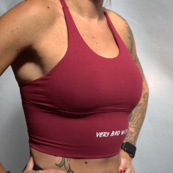 Brassière sport rose framboise KELLY | VERY BAD WOD