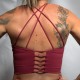 Brassière sport rose framboise KELLY | VERY BAD WOD