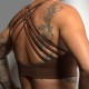 Sport bra ISABEL model brown | VERY BAD WOD