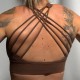 Sport bra ISABEL model brown | VERY BAD WOD